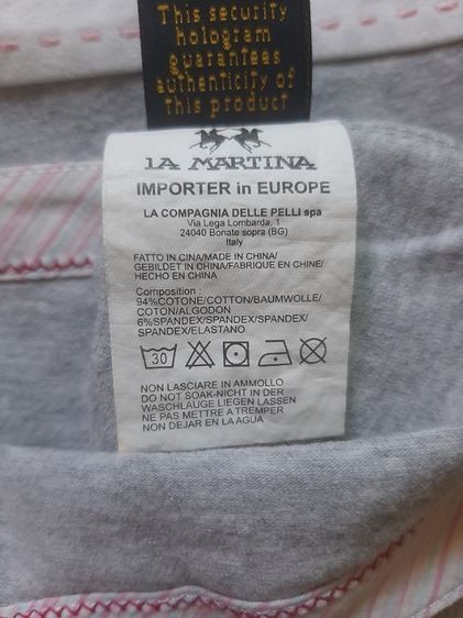 เสื้อยืด LA MARTINA รูปที่ 4