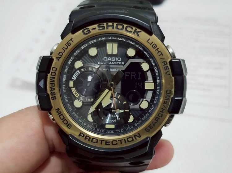 (ของแท้) นาฬิกา G Shock GN-1000GB-1ADR สีดำ-ทอง รูปที่ 3