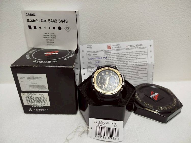 (ของแท้) นาฬิกา G Shock GN-1000GB-1ADR สีดำ-ทอง รูปที่ 2