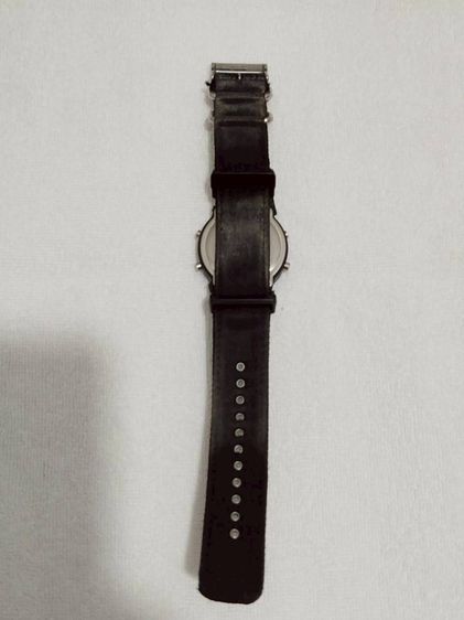 (ของแท้) นาฬิกา G Shock ยักษ์เล็ก สายผ้า ดำล้วน ตะขอเงิน รูปที่ 6