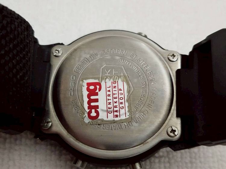 (ของแท้) นาฬิกา G Shock ยักษ์เล็ก สายผ้า ดำล้วน ตะขอเงิน รูปที่ 4