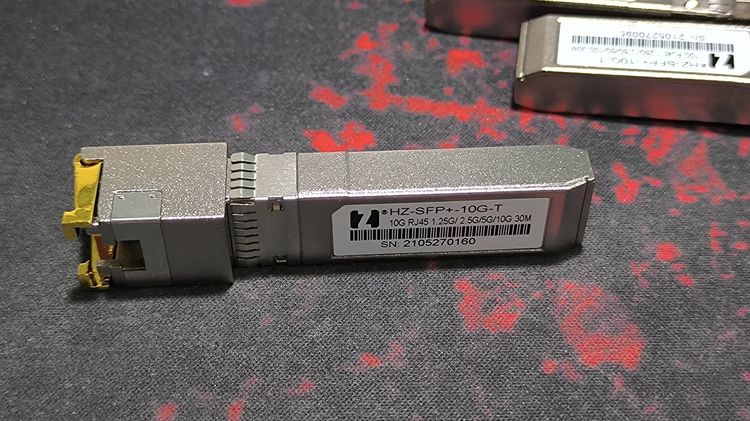 SFP+ to RJ45 Module 10G  ตีมือสองสภาพนางฟ้า รองรับ 10G ครบจบในตัวเดียว รูปที่ 7