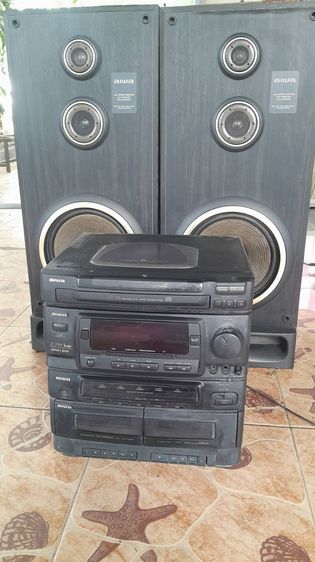 ลำโพงซับ aiwa 8นิ้วพร้อมกลางแหลม