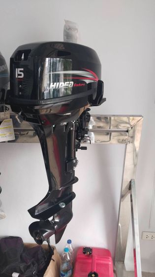 HIDEA Outboard 15HP 2-Stroke เครื่องเรือ 2จังหวะ 15 แรงม้า คู่ใจดิงกี้ ตกปลา ต้อง 15 แรง รูปที่ 4