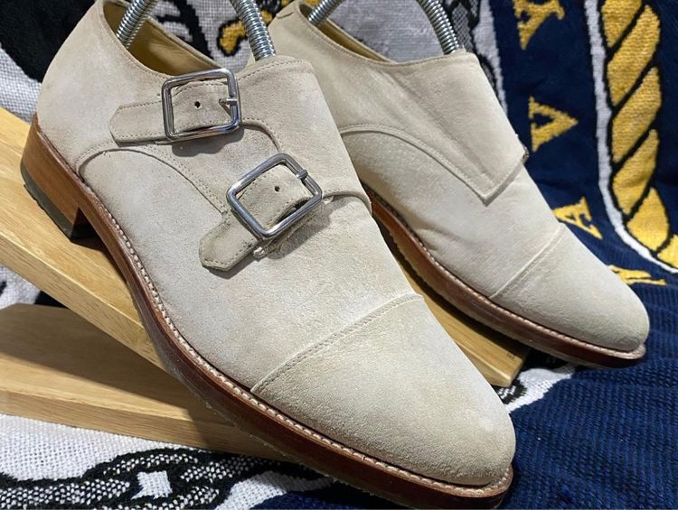 Vintage Nubuck leather England Oxford SHOES รูปที่ 3