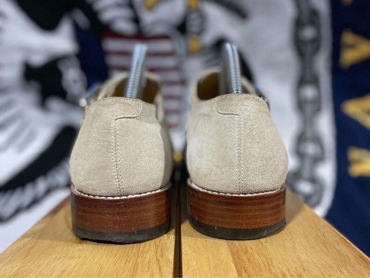 Vintage Nubuck leather England Oxford SHOES รูปที่ 6