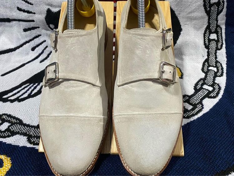 Vintage Nubuck leather England Oxford SHOES รูปที่ 4