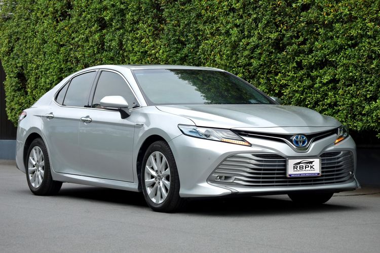 Toyota Camry 2021 2.5 Hybrid Sedan ไฮบริด ไม่ติดแก๊ส เกียร์อัตโนมัติ เทา รูปที่ 3