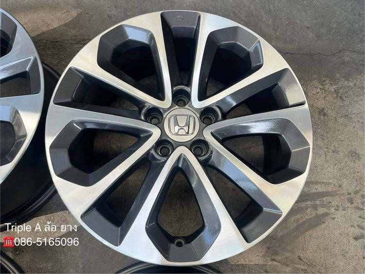 ✨ล้อแม็ก 5รู114✨Honda Accord G9 ขอบ 18 สีเทาหน้าเงา💖สวยกริ๊บ💖 รูปที่ 5