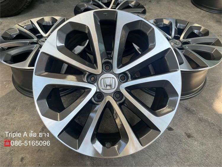 ✨ล้อแม็ก 5รู114✨Honda Accord G9 ขอบ 18 สีเทาหน้าเงา💖สวยกริ๊บ💖 รูปที่ 2