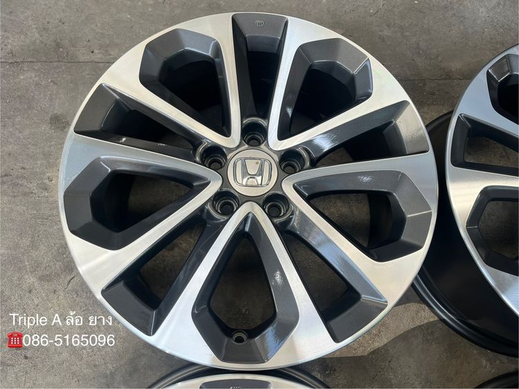 ✨ล้อแม็ก 5รู114✨Honda Accord G9 ขอบ 18 สีเทาหน้าเงา💖สวยกริ๊บ💖 รูปที่ 4