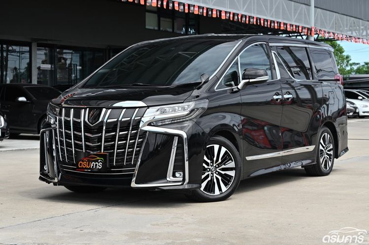 Toyota Alphard 2019 2.5 S C-Package Van เบนซิน ไม่ติดแก๊ส เกียร์อัตโนมัติ ดำ