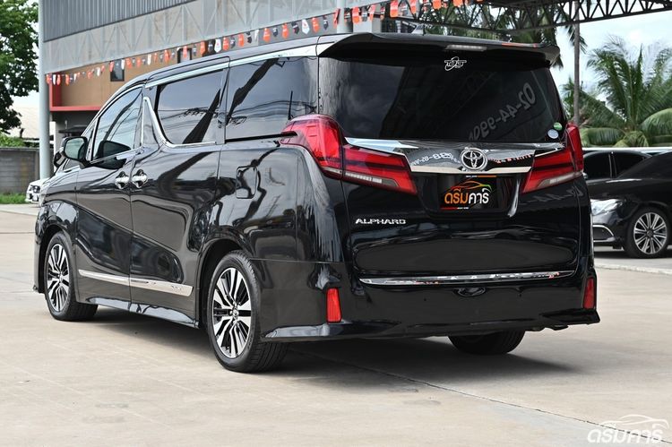 Toyota Alphard 2019 2.5 S C-Package Van เบนซิน ไม่ติดแก๊ส เกียร์อัตโนมัติ ดำ รูปที่ 3