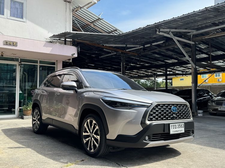 รถ Toyota Corolla Cross 1.8 Hybrid Premium Safety สี เทา