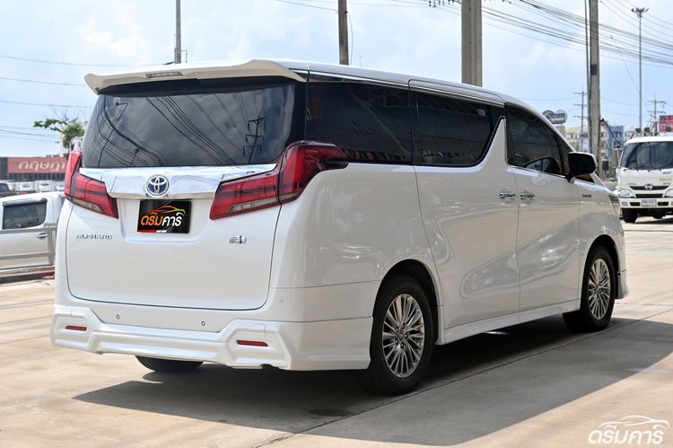 Toyota Alphard 2018 2.5 HV 4WD Van ไฮบริด ไม่ติดแก๊ส เกียร์อัตโนมัติ ขาว รูปที่ 3