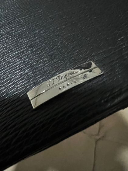 S.T. Dupont paris black long wallet รูปที่ 4