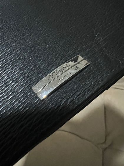 S.T. Dupont paris black long wallet รูปที่ 5