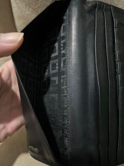 S.T. Dupont paris black long wallet รูปที่ 6