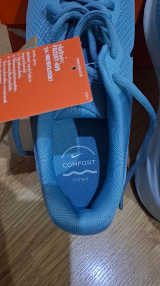 รองเท้าวิ่ง Nike Revolution 7 Unisex สีฟ้า มือหนึ่งสภาพใหม่ พร้อมกล่อง รูปที่ 8