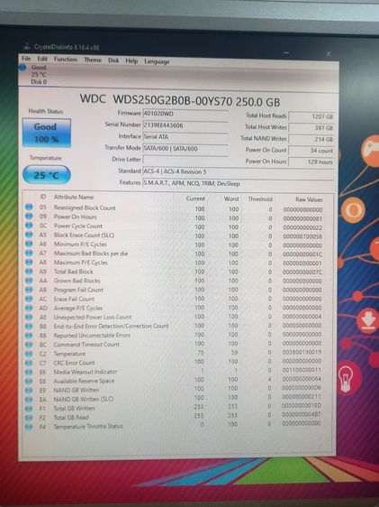 Intel CORE i5 Gen7 7500 เมนบอร์ด 1151 GIGABYTE GA-B250-HD3 SSD WD 250GB RAM DDR4 8GB รูปที่ 8
