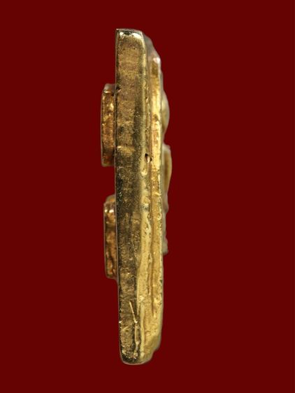 พระสมเด็จ เนื้อโลหะสัมฤทธิ์ทอง หลังรวยทอง รูปที่ 3