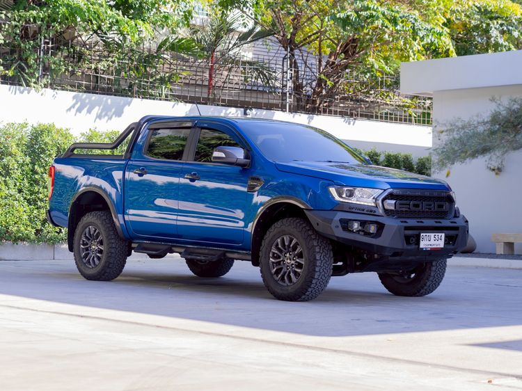 รถ Ford Ranger 2.0 Bi-Turbo 4WD สี น้ำเงิน