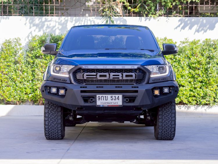 Ford Ranger 2021 2.0 Bi-Turbo 4WD Pickup ดีเซล ไม่ติดแก๊ส เกียร์อัตโนมัติ น้ำเงิน รูปที่ 2
