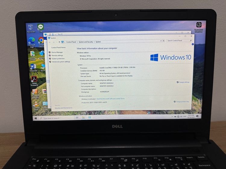 Notebook มือสอง Dell Inspiron 5468  แรม16GB Hdd 1000GB โน้ตบุค Dell Inspiron 5468 รูปที่ 9