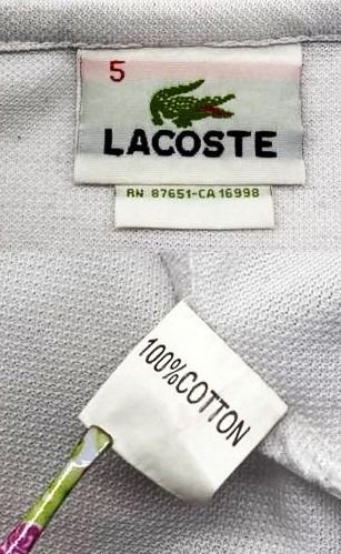 Lacoste Men's Polo Shirt Short Sleeve Classic Fit Pique White รูปที่ 2