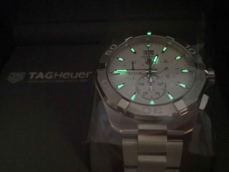 TAG Heuer 43 mm Aquaracer 300M Quartz CAY1111.BA0927 Watch รูปที่ 9