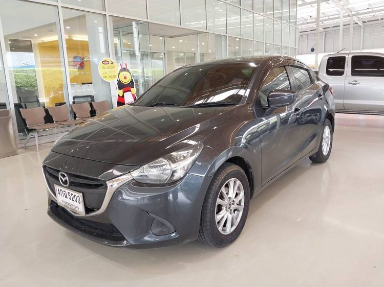 Mazda Mazda 2 2015 1.5 XD Sedan เบนซิน ไม่ติดแก๊ส เกียร์อัตโนมัติ เทา รูปที่ 3