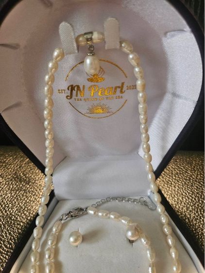 ชุดเครื่องประดับไข่มุกแท้ Premium Pearl Set ของใหม่เพียง 990 รูปที่ 2