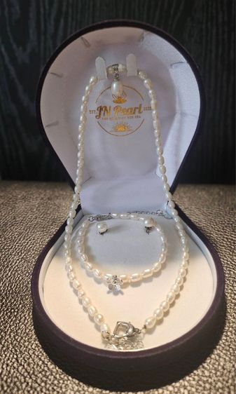 อื่นๆ ชุดเซ็ทเครื่องประดับ ชุดเครื่องประดับไข่มุกแท้ Premium Pearl Set ของใหม่เพียง 990