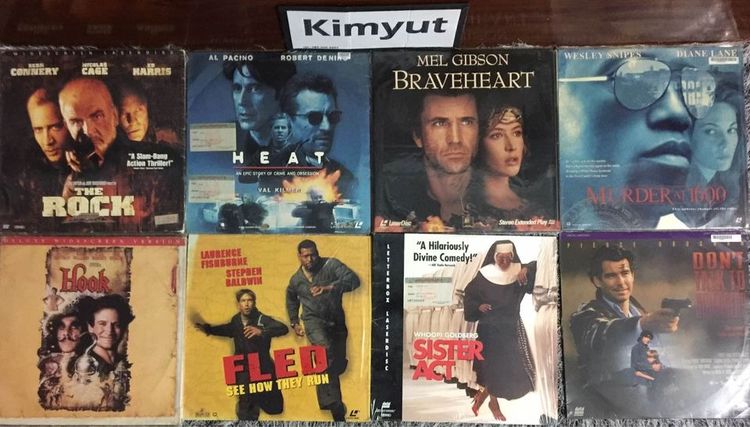 Laser Disc 12 นิ้ว (มือ 2)  หนังดังในอดีตสำหรับท่านที่ชอบสะสม