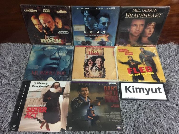 Laser Disc 12 นิ้ว (มือ 2)  หนังดังในอดีตสำหรับท่านที่ชอบสะสม รูปที่ 2