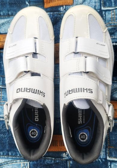 ชุดรองเท้ากับแป้นบันใด Shimano RP3 SH-RP300-S W size 40 eu + บันได Shimano M520   มือสองสภาพดีมาก จากญี่ปุ่น รูปที่ 3