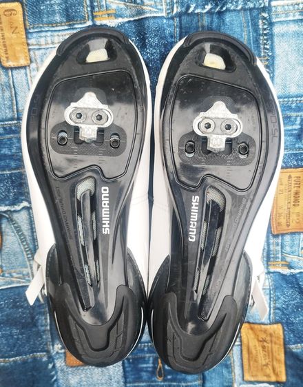 ชุดรองเท้ากับแป้นบันใด Shimano RP3 SH-RP300-S W size 40 eu + บันได Shimano M520   มือสองสภาพดีมาก จากญี่ปุ่น รูปที่ 5