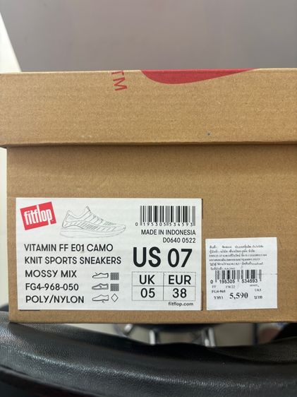 รองเท้าผ้าใบ fitflop size38 รูปที่ 3