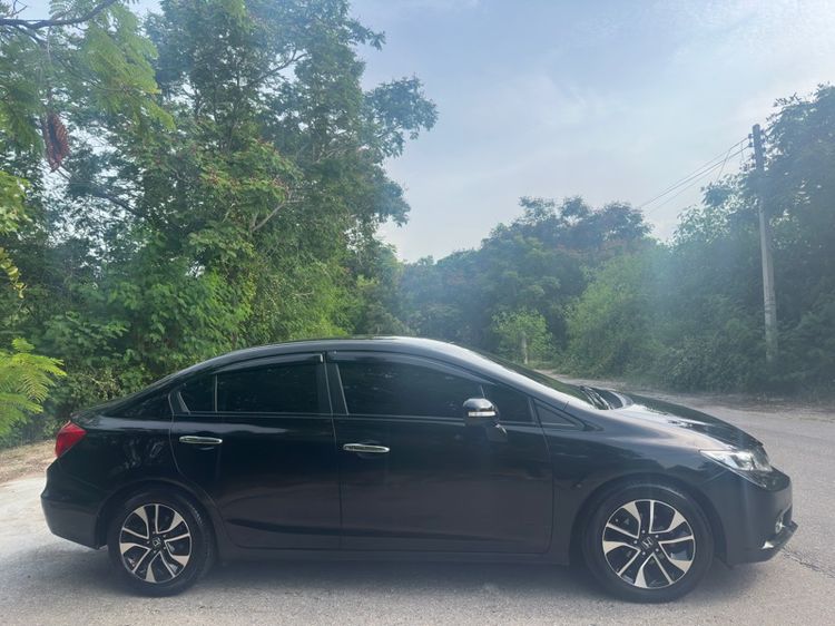 Honda Civic 2014 1.8 E i-VTEC Sedan เบนซิน ไม่ติดแก๊ส เกียร์อัตโนมัติ ดำ รูปที่ 4