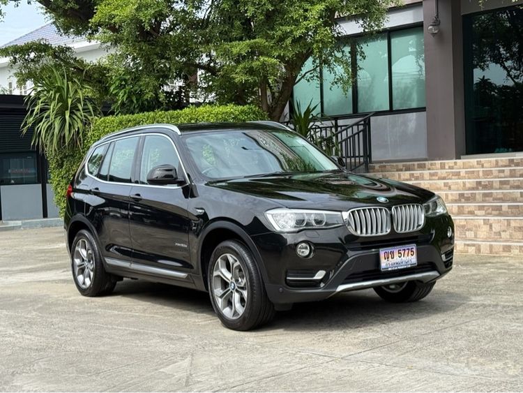 รถ BMW X3 2.0 xDrive20d 4WD สี ดำ