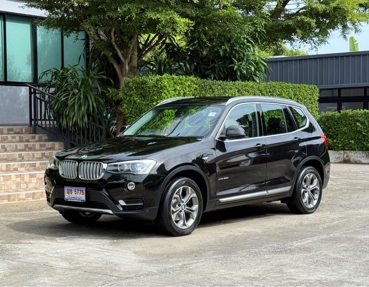BMW X3 2017 2.0 xDrive20d 4WD Utility-car ดีเซล ไม่ติดแก๊ส เกียร์อัตโนมัติ ดำ รูปที่ 4