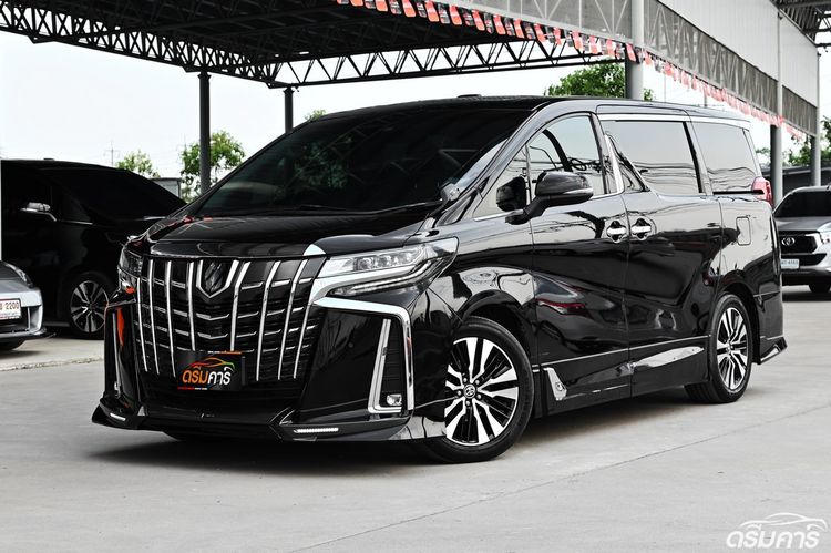 Toyota Alphard 2021 2.5 S C-Package Van เบนซิน ไม่ติดแก๊ส เกียร์อัตโนมัติ ดำ