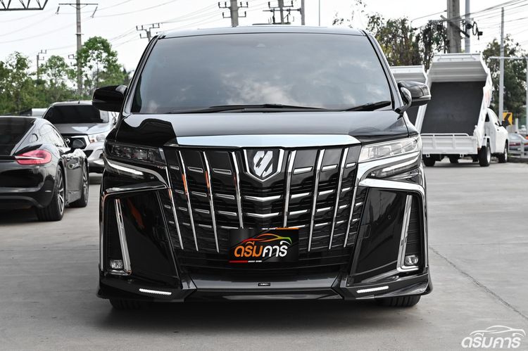 Toyota Alphard 2021 2.5 S C-Package Van เบนซิน ไม่ติดแก๊ส เกียร์อัตโนมัติ ดำ รูปที่ 2