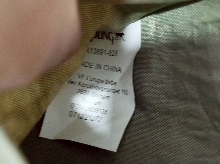 (ของแท้) กระเป๋าสตางค์ KIPLING สีเขียวเทา. รูปที่ 14