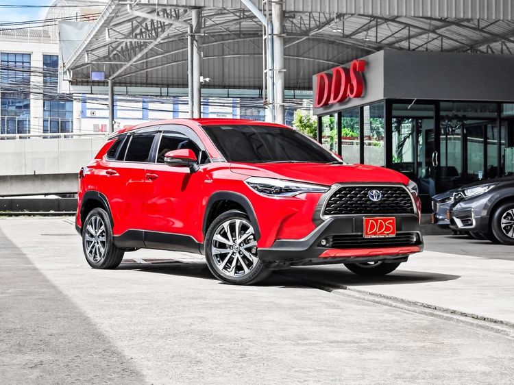Toyota Corolla Cross 2022 1.8 HEV Premium Utility-car เบนซิน เกียร์อัตโนมัติ แดง รูปที่ 4