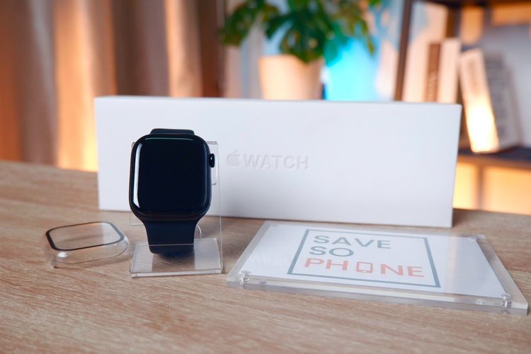 ดำ Apple Watch Series 11 GPS สี JetBlack เครื่องสวย ราคาเพียง 13,500.- มีประกันร้าน 60วัน