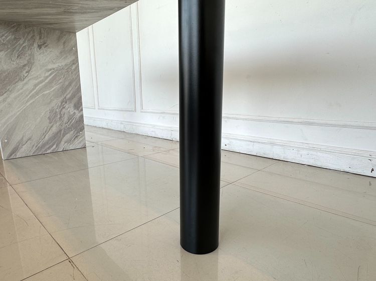 ชุดโต๊ะทานอาหาร 2 ที่นั่ง ท็อปไม้ MDF ปิดผิวลายหินอ่อนสีขาว รูปที่ 9