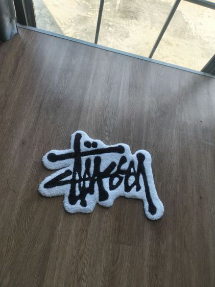 ไหมพรมแต่งห้อง Hands made ลาย stüssy  รูปที่ 7