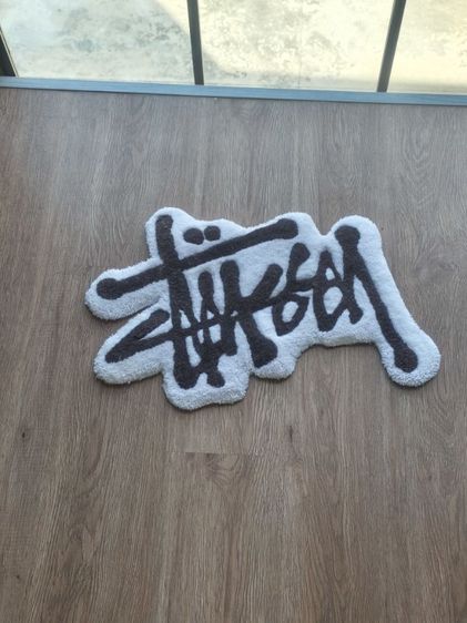 ไหมพรมแต่งห้อง Hands made ลาย stüssy  รูปที่ 3