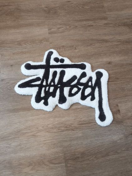 ไหมพรมแต่งห้อง Hands made ลาย stüssy  รูปที่ 4